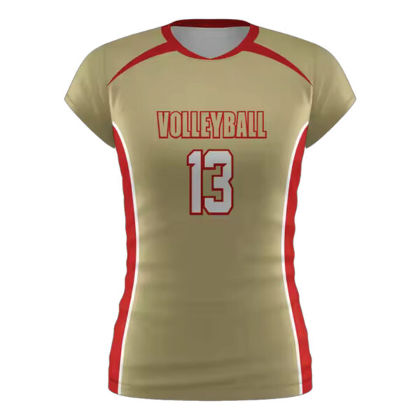 Women Short Sleeve Volleyball Jersey